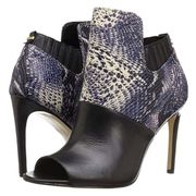 Calvin Klein Snakeskin Sarine Heeled Booties Size 7