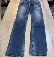 Rock revival Nina bootcut boot blue jeans denim