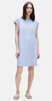 Eileen Fish Traceable Organic Cotton Stretch Crewneck Knee Length Dress