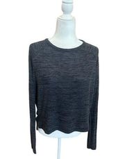 Rag & Bone Jean Women's Gray Black Marled Sweater size XS Knit Top Stretch B