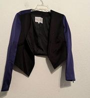 Rachel Roy tuxedo shirt jacket Sz 12