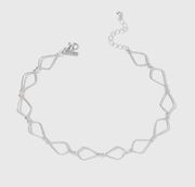 Freedom at  Silver Chain Link Choker