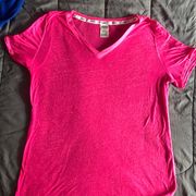 Pink T-shirt shirt sleeve by Victoria’s Secret size L