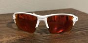 Oakley Unisex sunglasses Flak Jacket Polished white 2.0 xl- Infield prism lenses