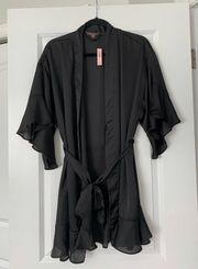 NEW Victoria’s Secret Black Silky Robe