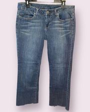 William Rast Baby Bootcut Jeans with Raw Hem - size 32