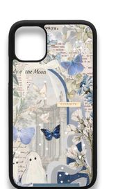 Coquette Blue Collage Phone Case 