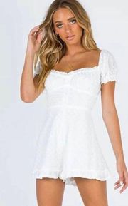 Blaise Playsuit White