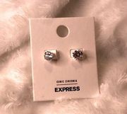 NWT Express Cubic Zirconia Stud Earrings