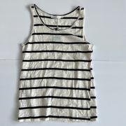 NWT Double Zero Striped Tank Top Sz SM