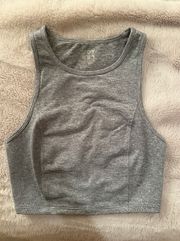 Gray Workout Tank/Bra