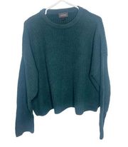 Monkl green oversized sweater pullover size large