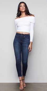 NWT  Good Leg Crop Blue 260