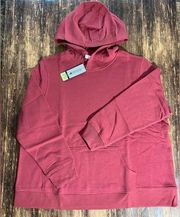 Ideology Pullover Hoodie Women's Pockets Drawstrings Rosetta Red Plus Size 2X