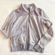 PINK - Victoria's Secret VS PINK // purple quarter zip