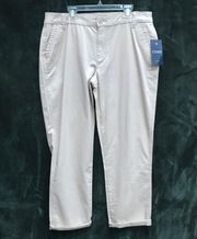 NWT 8  Denim Khaki Pants Women’s Capris