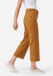 Pendleton cropped wide leg pant. Size 12 Peanut/Brown EUC