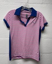 Striped Golf Polo