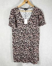 Generation Love Tiffany Dress Classic Leopard Mini Dress Size Large