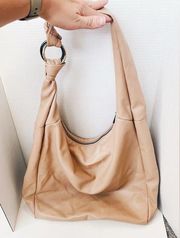 Topshop XLarge Tan Tote Shoulder Bag