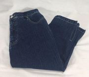 Westport Capri 5 Pocket Jeans Dark Blue Size 4