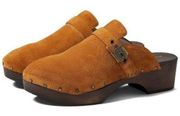 Dr. Scholl's Shoes Original Clogs Mule Suede Leather Slip On Womens Size 7 NEW