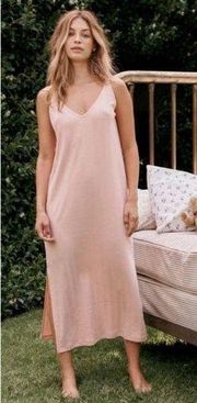 💕THE GREAT💕 The Pointelle Slip Dress ~ Rose Dust Size 0 XS NWT