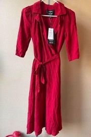 ModCloth x Collectif Teresa Plain Wrap Dress Size XXS