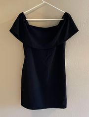 off the Shoulder Black Dress NWT