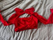 Red Crop Top