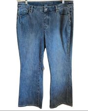 Soft Surroundings Medium Wash Bootcut Mid Rise Jeans