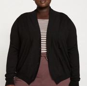 Universal Standard Merino Wool Curve Cardi Cardigan in Black