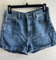 Outfitters High Waisted Jean Shorts