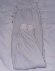 women’s white S  sweatpants