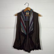 Dejavu boho Aztec sweater vest