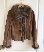 MARVIN RICHARDS Faux Fur Jacket Size M