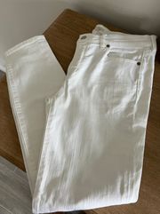 J Crew Size 29 White Skinny Jeans Mid-rise