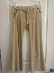 Vintage Y2K juicy couture flare low rise yoga/sweatpants lounge pants size s