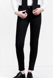 Acne Studios Women’s Skin 5 Black High Rise Skinny Jeans Size 24/32 Pants