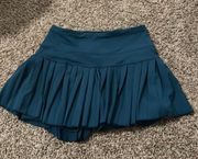 Gold  Pleated Tennis Skirt