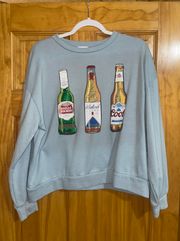 Sparkly Beer Sweatshirt