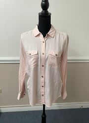 Mudd Light Pink Button Up Shirt