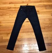 NWOT  A/X Denim Jeans Darkwash Light Distressed Indigo Skinny Legging J11