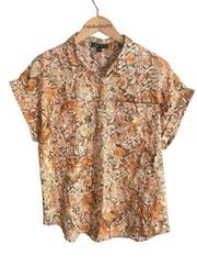 Python Short Sleeve Button-Down Shirt