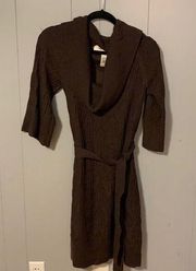 Laundry by Design Chocolate Sweater Dress Size Medium