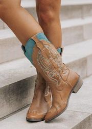 Coconuts By Matisse Cimmaron Tan Cowgirl Boots