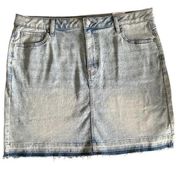 New Time and Tru Womens Blue Denim Skirt Size 20.