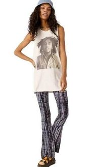 DAYDREAMER Bob Marley Vintage White Muscle Graphic Tee Tank Top Size Medium