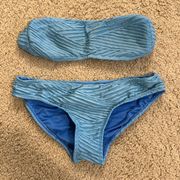 The Bikini Lab Blue Two Piece Bikini