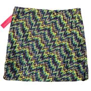 New Xhilaration Skirt Large Sequins Mini Abstract Polyester Spandex Multicolor